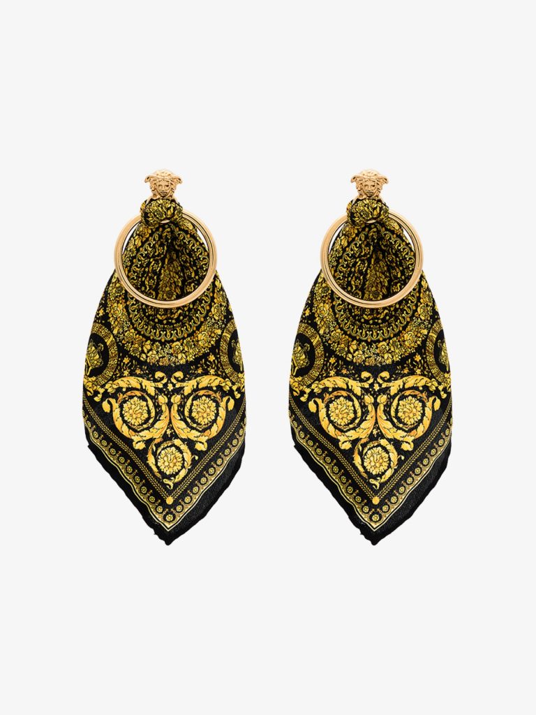Versace Scarf Earrings