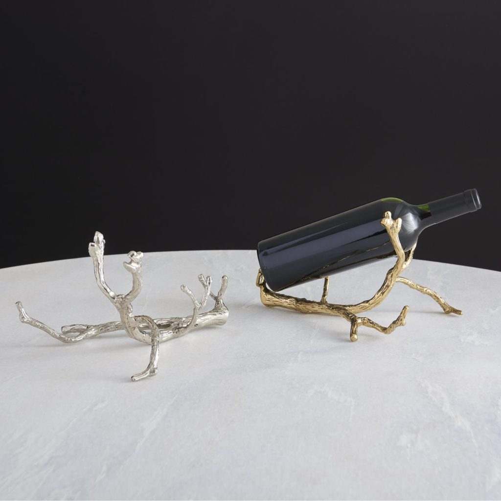 Silver Branch Wine Bottle Holder