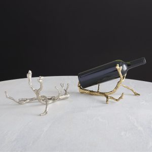 Silver Branch Wine Bottle Holder