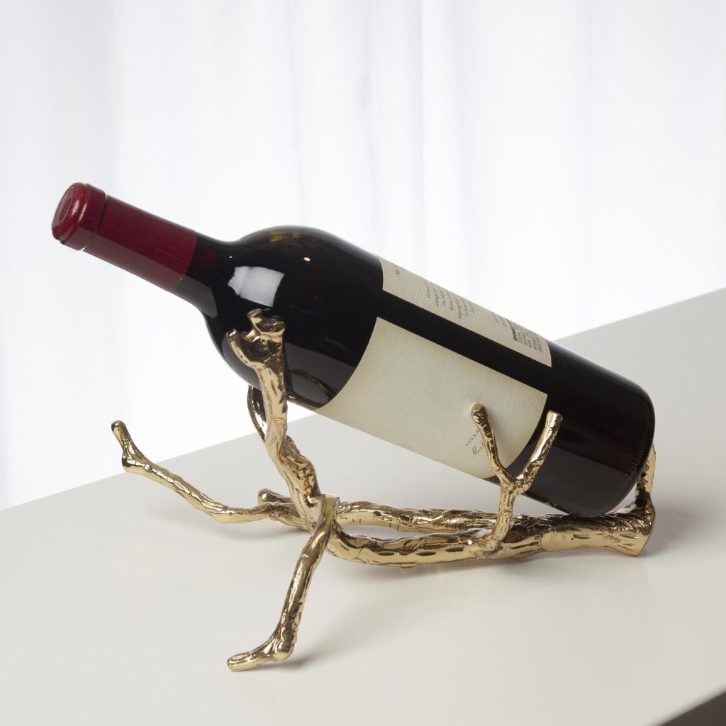 Tree Brass Wine Bottle Holder