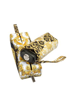 VERSACE White & Gold Barocco Umbrella