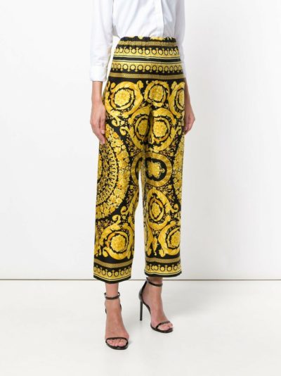 Versace Baroque Silk Pants3