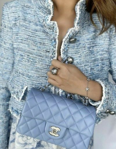 Chanel Skyblue Cruise 21 Classic Flap Bag1