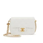 CHANEL Classic Quilted Lambskin Bag with Pearls, Cross Body, Adjustable Chain