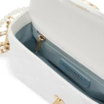 CHANEL Classic Quilted Lambskin Bag with Pearls, Cross Body, Adjustable Chain