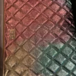 Chanel Large Clutch Case in Rainbow Metallic Goatskin